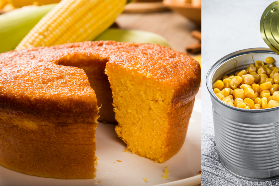 bolo de milho de lata